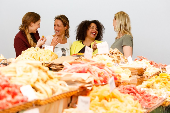 Huishoudbeurs sfeerfoto dames