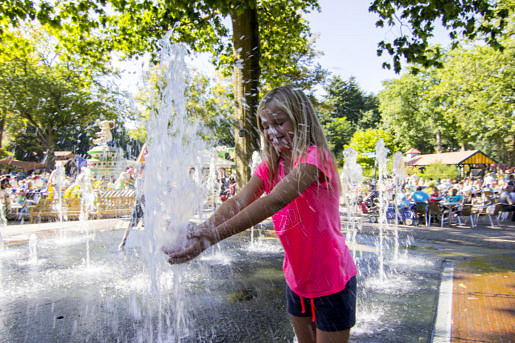 Waterpret bij het waterplein in Drouwenerzand