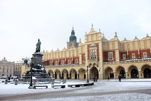 Krakau in de winter