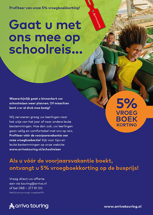 Flyer a4 5 vroegboekkorting 2019 2020 1