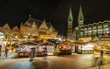 Evening,chritmas,day,city,bremen