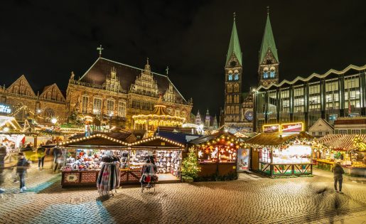 Evening,chritmas,day,city,bremen